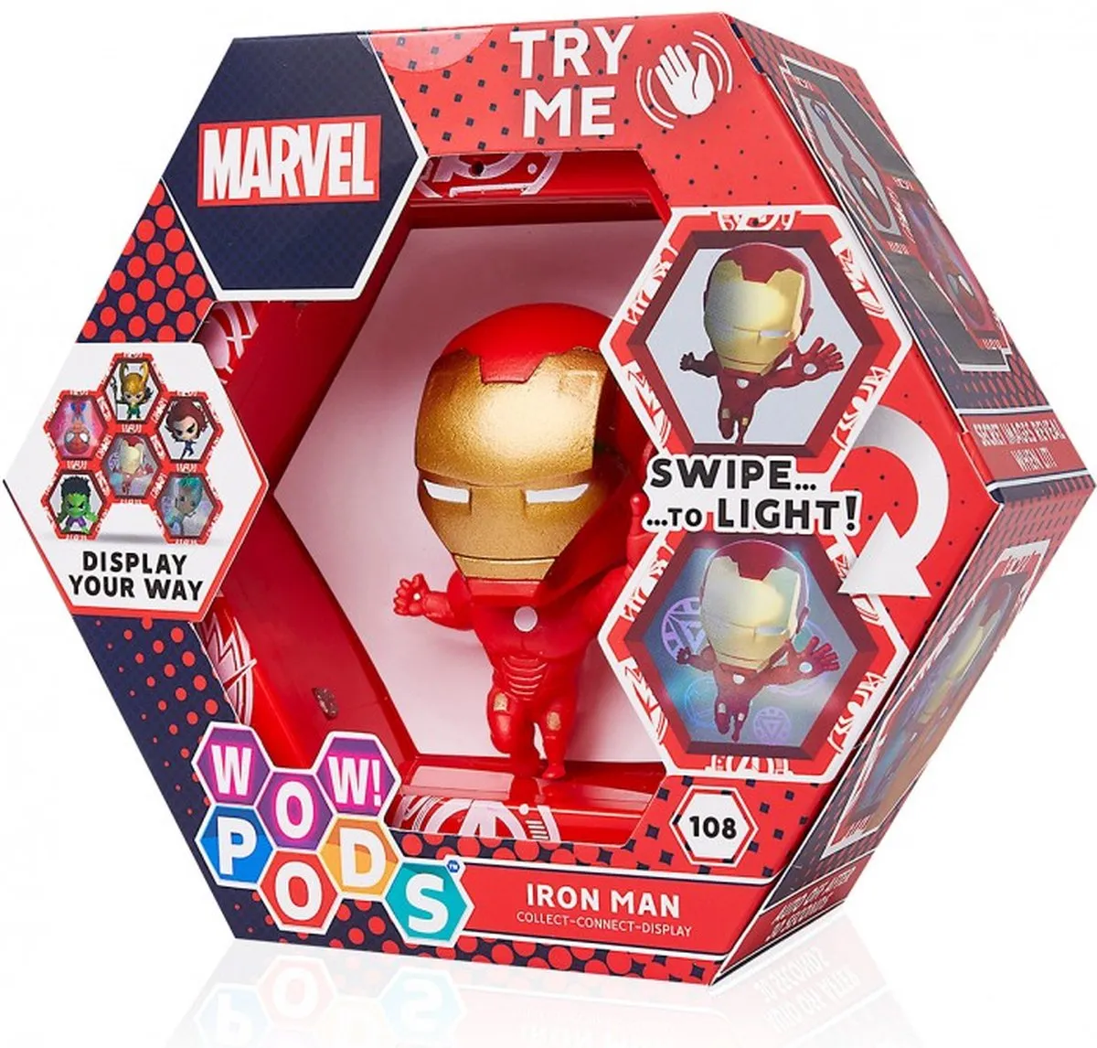 Marvel Iron Man Wow! POD MVL-1016-01 - Veelkleurig