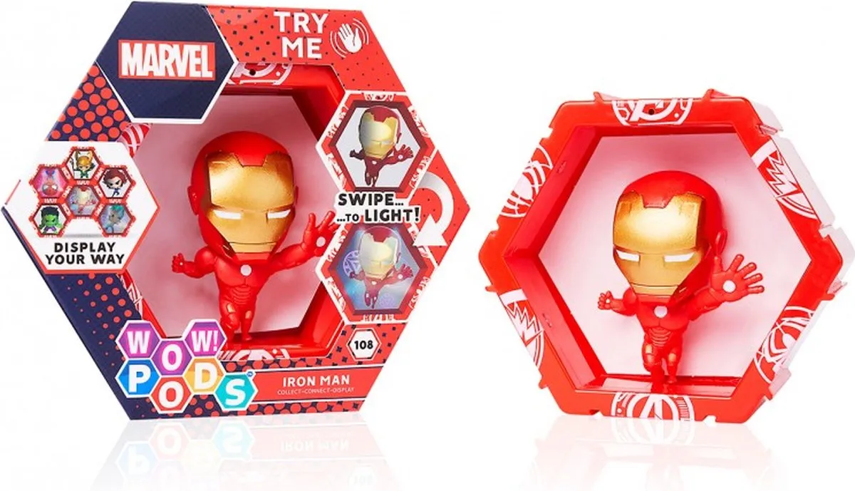 Marvel Iron Man Wow! POD MVL-1016-01 - Veelkleurig