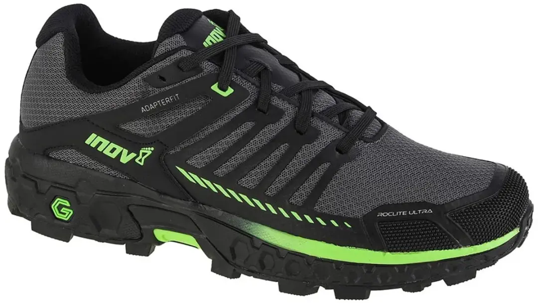 Inov-8 Roclite Ultra G 320 Heren Trailhardloopschoenen - Zwart/ Groen