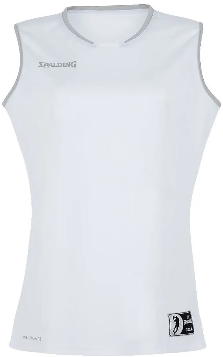 Move Tank Top Vrouwen Wit/Zilvergrijs