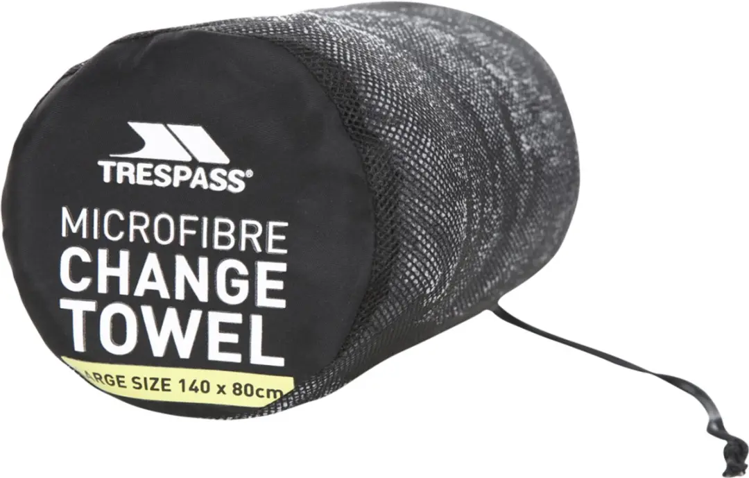 Trespass Transfix Camping Handdoek Storm Grijs