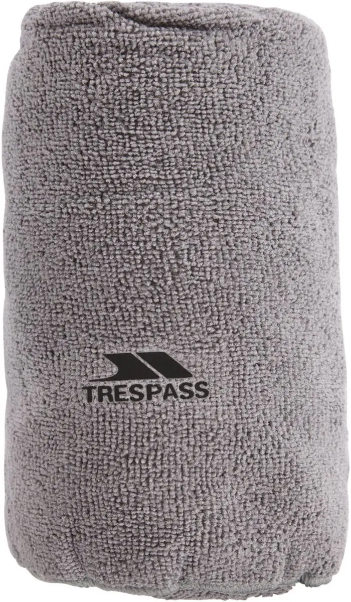 Trespass Transfix Camping Handdoek Storm Grijs