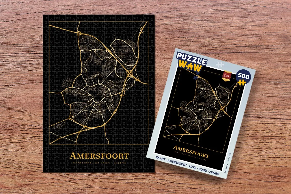PuzzleWow Amersfoort Legpuzzel 500 Stuks - Multicolor