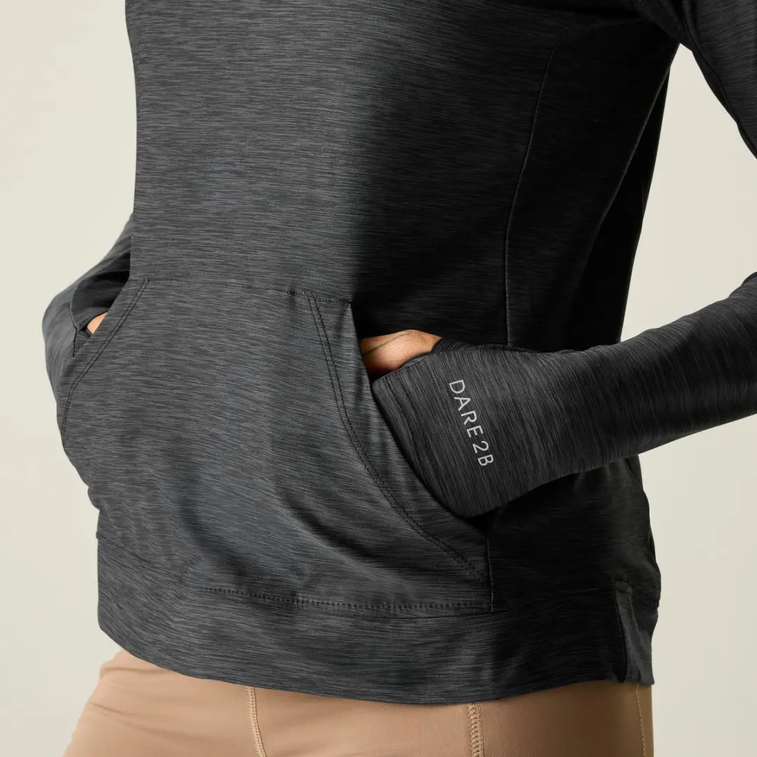 Dare 2b Sprint City Vochtregulerend Dames Hoodie 44 - Zwart