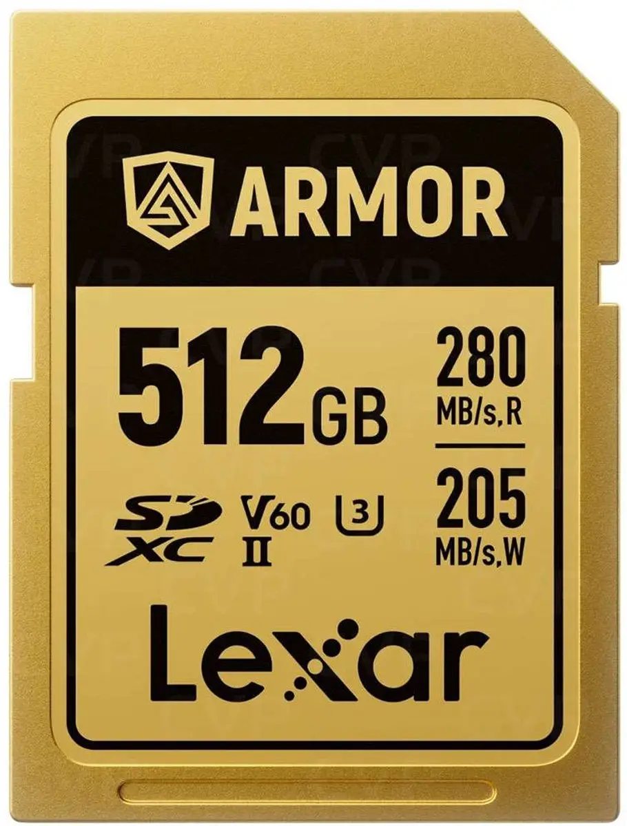 Lexar SDXC Pro Gold Series ARMOR UHS-II 512GB