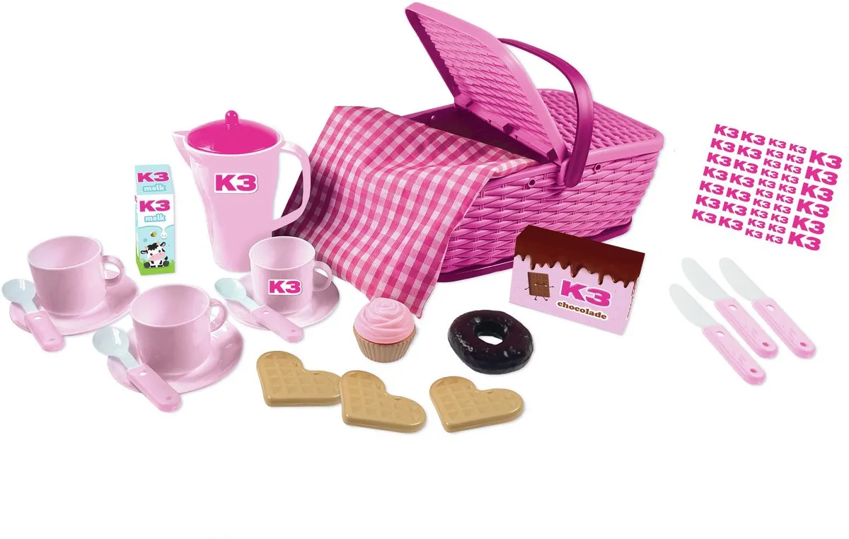 K3 Speelgoedpicknickset 24-delig - Roze