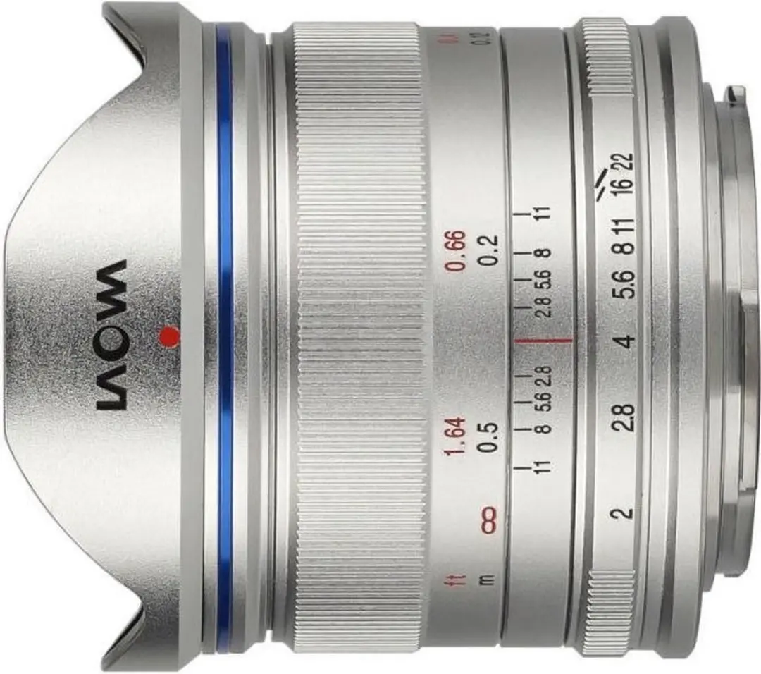 Laowa Venus 7.5mm f/2 M4/3 - Zilver