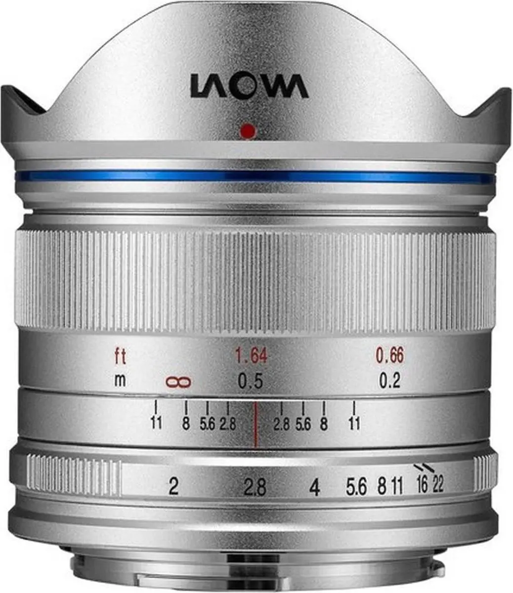 Laowa Venus 7.5mm f/2 M4/3 - Zilver