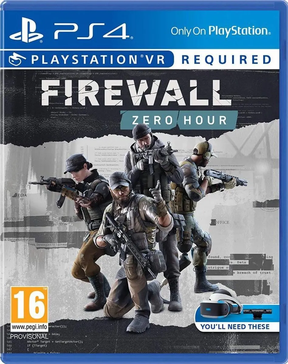 Sony PlayStation 4 Firewall Zero Hour PSVR