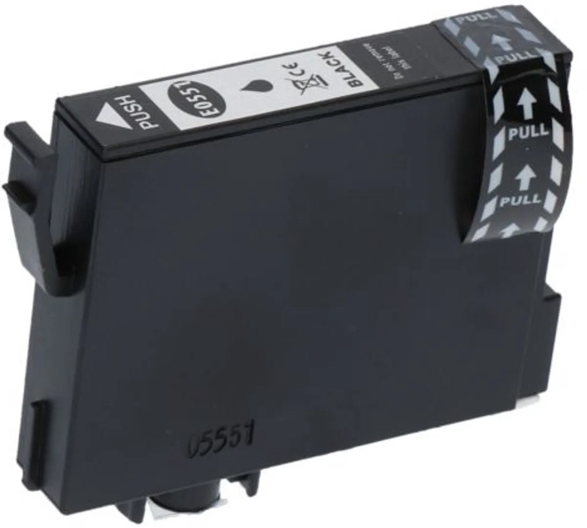 PrintAbout T055 C13T055140 Inktcartridge - Zwart - 550 pagina's