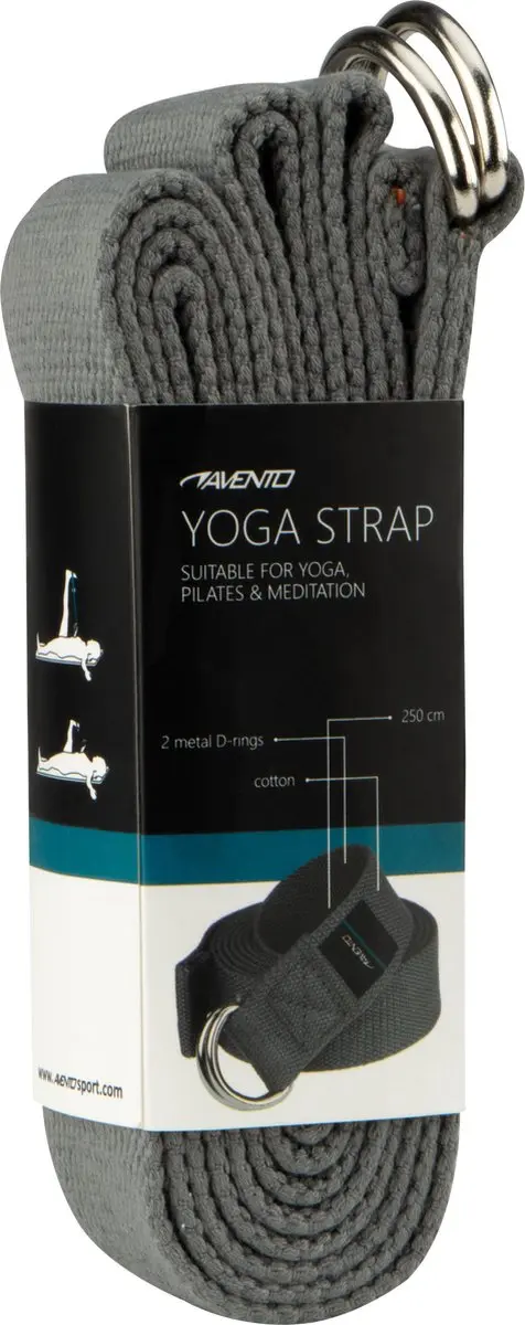 Avento Yogaband 250cm - Grijs