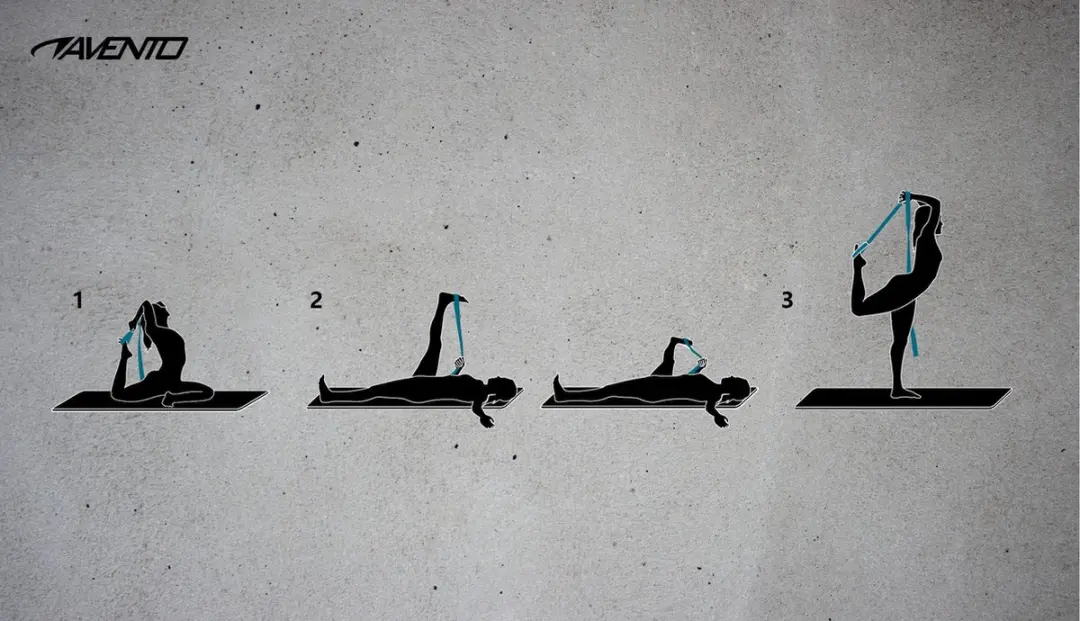 Avento Yogaband 250cm - Grijs