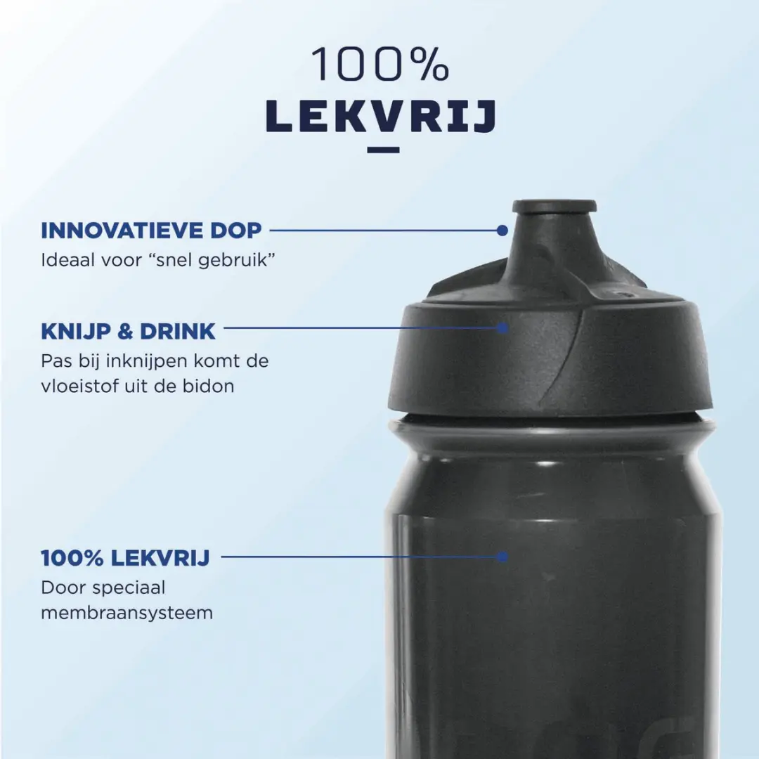 Rogelli Sportbidon 500ml - Zwart - afbeelding 4 van 6