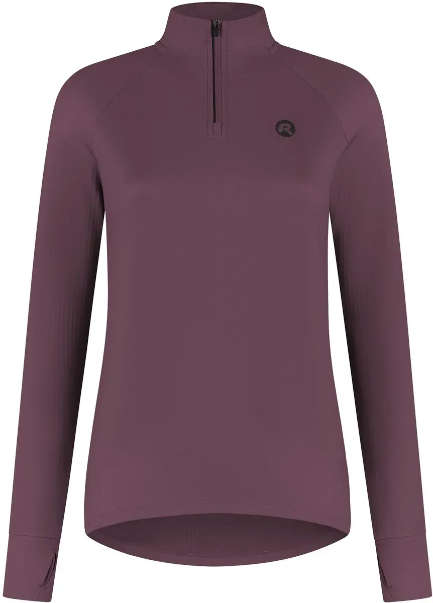 Rogelli Essential Dames Hardloopshirt Lange Mouw L - Aubergine