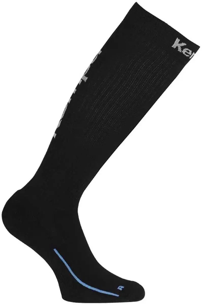Kempa Sok Lang Sportsokken 41-45 - Zwart/Wit - afbeelding 6 van 6