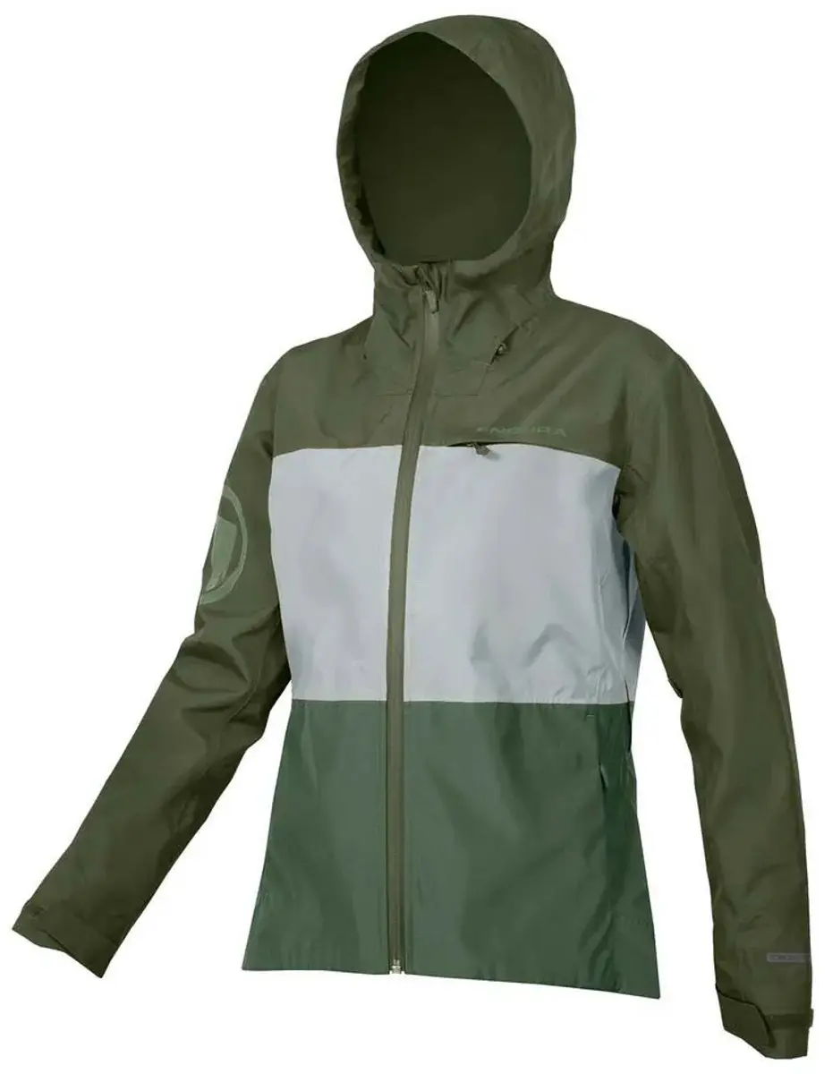 Endura Women's Singletrack Jacket II Ghillie Groen - 2XL - afbeelding 2 van 2