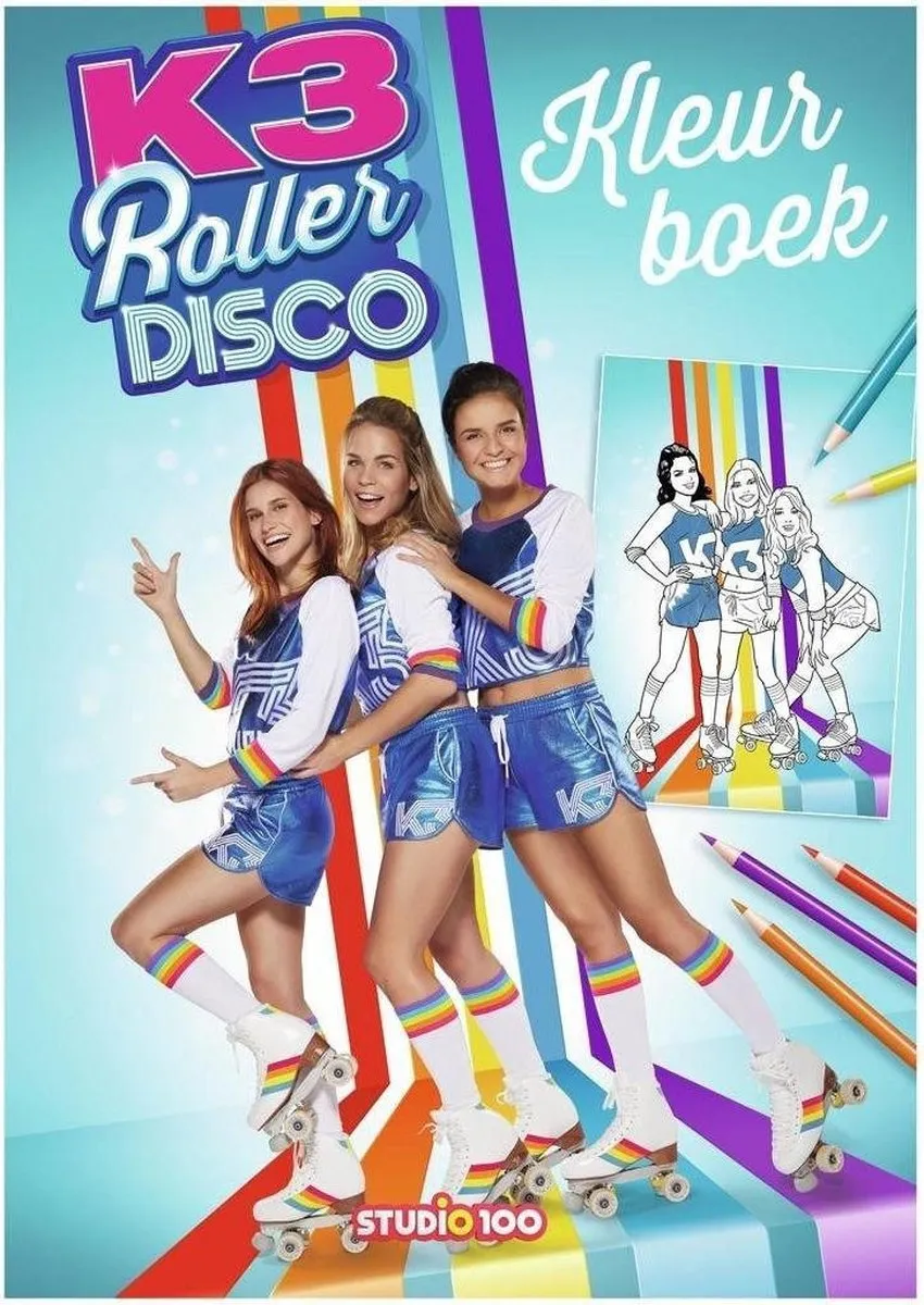 K3 Roller Disco Kleurboek