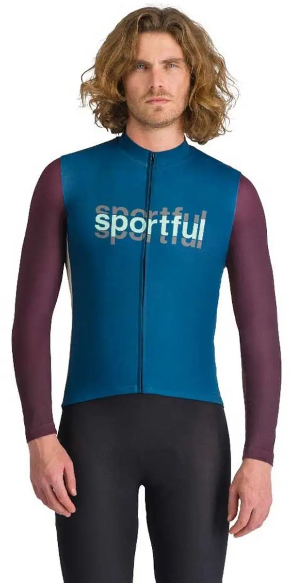 Sportful Supergiara Logo Thermal Trui Met Lange Mouwen Blauw 2XL Man