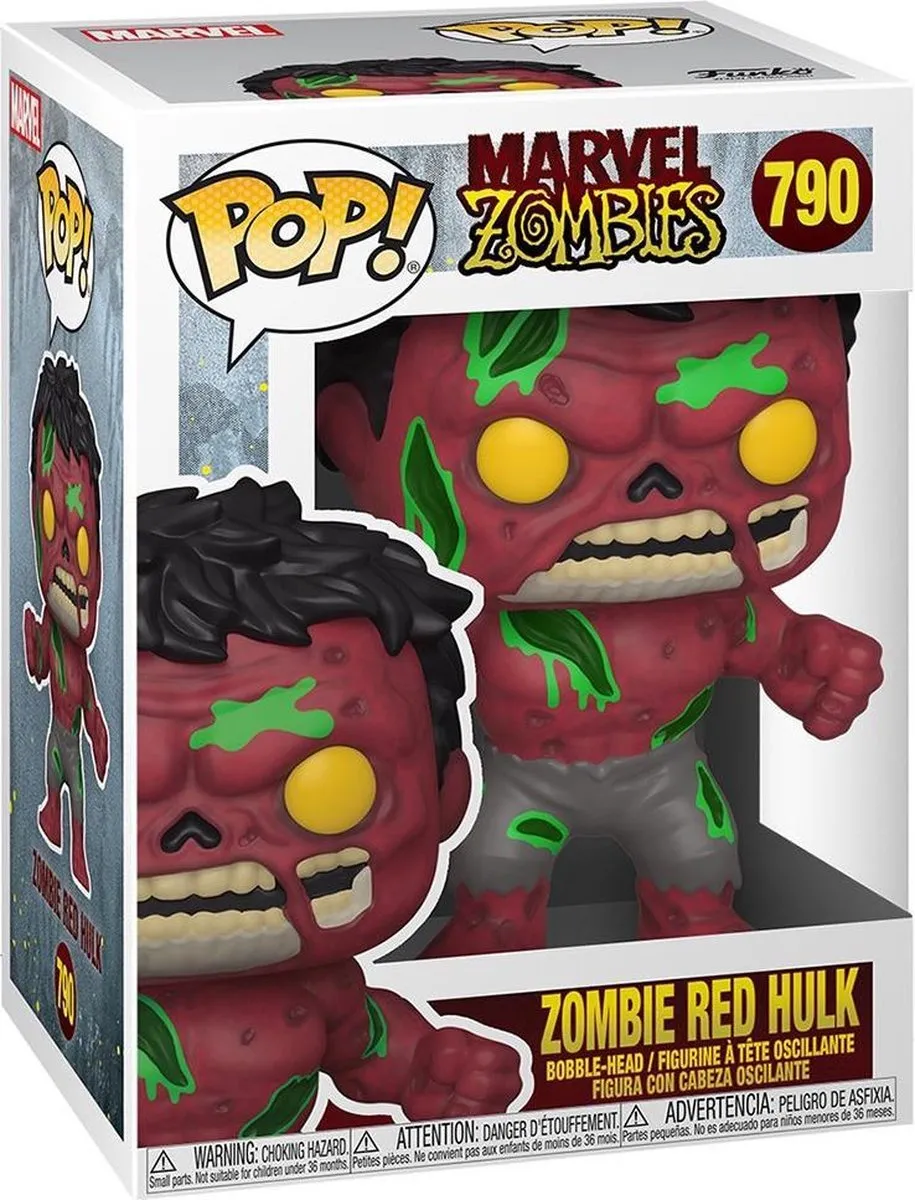 Funko Marvel Zombies Pop! Vinyl Zombie Red Hulk - 0889698544740