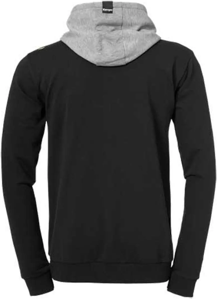 Kempa Core 2.0 Hood Jacket Kind - Maat 116 - Zwart/Dark Grijs