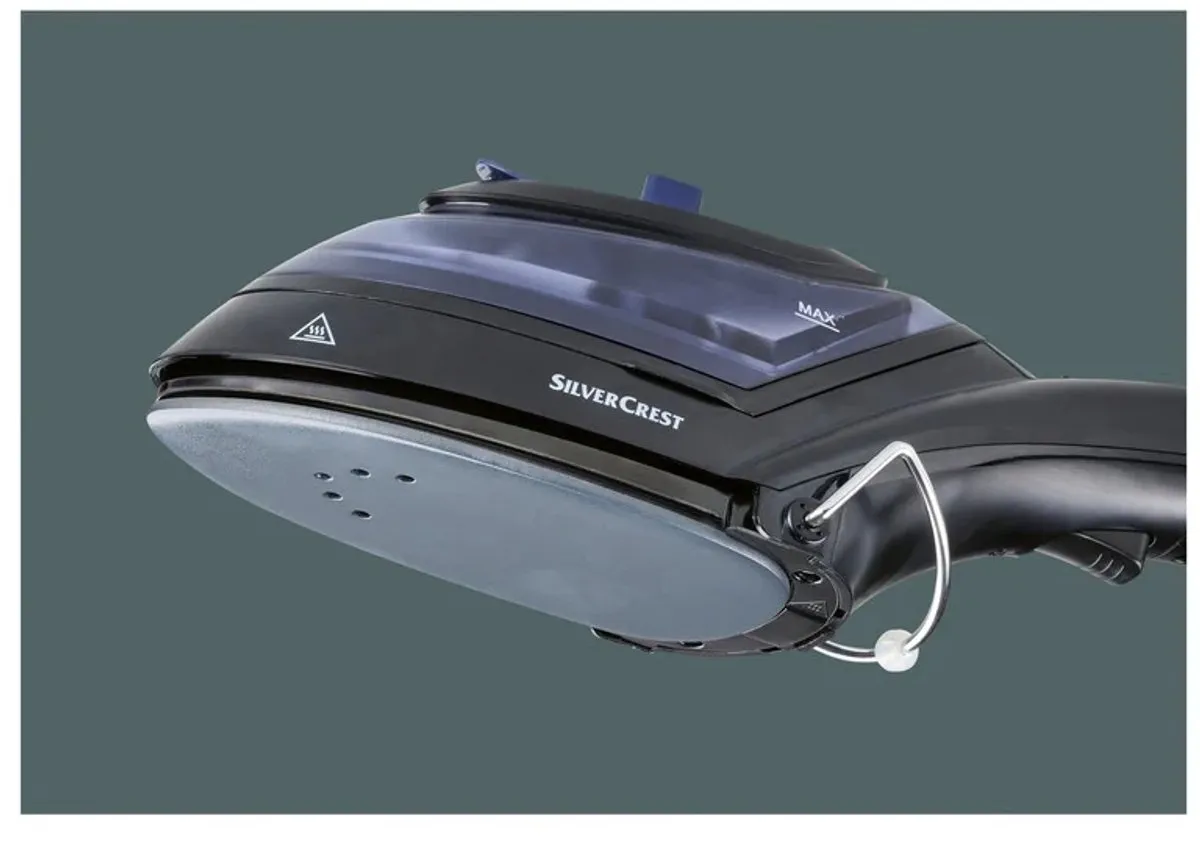 Silvercrest Kledingstomer 1000W - 70ml - Zwart/donkerblauw