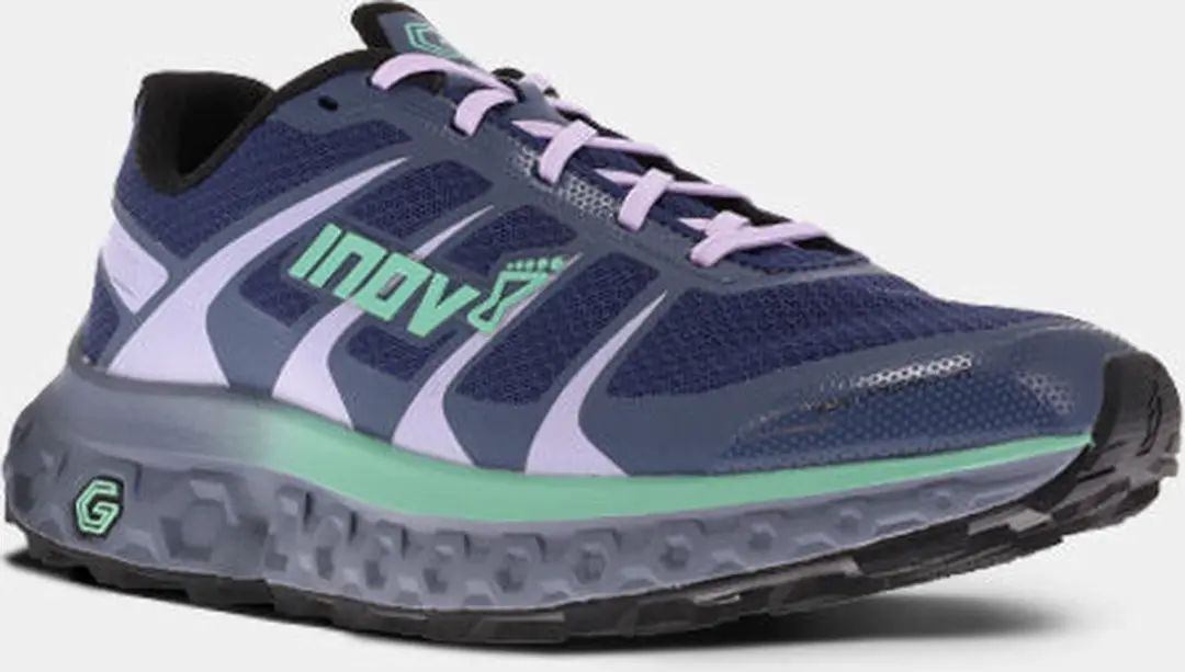 Inov-8 Trailfly Ultra G 300 Max Dames Hardloopschoenen - Navy/Zwart - afbeelding 4 van 6