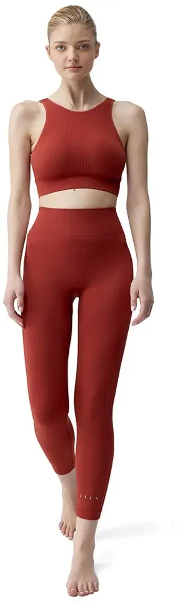 Born Living Yoga Zinara Seamless Korte Leggings Rood L Vrouw