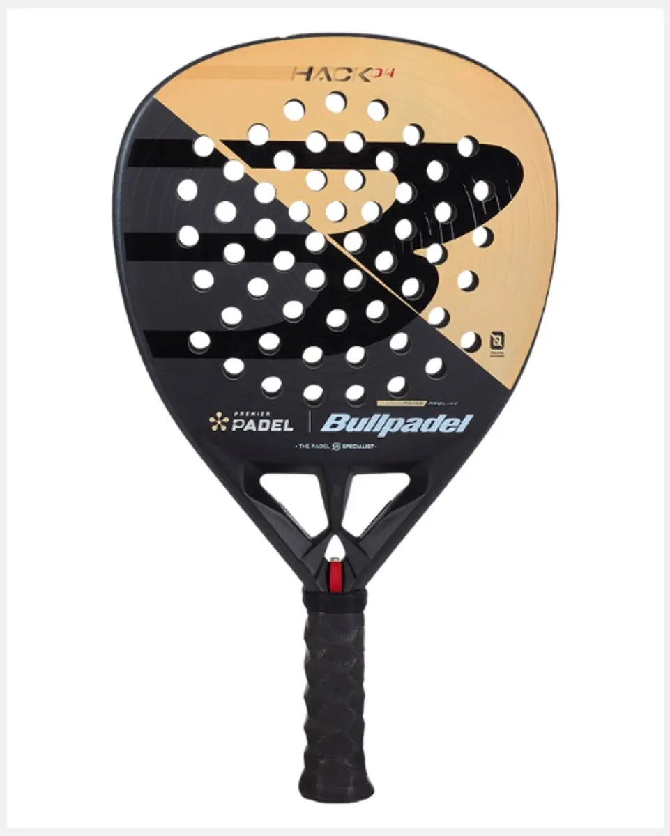 Bullpadel Hack 04 Premier Padelracket - Zwart - afbeelding 2 van 4