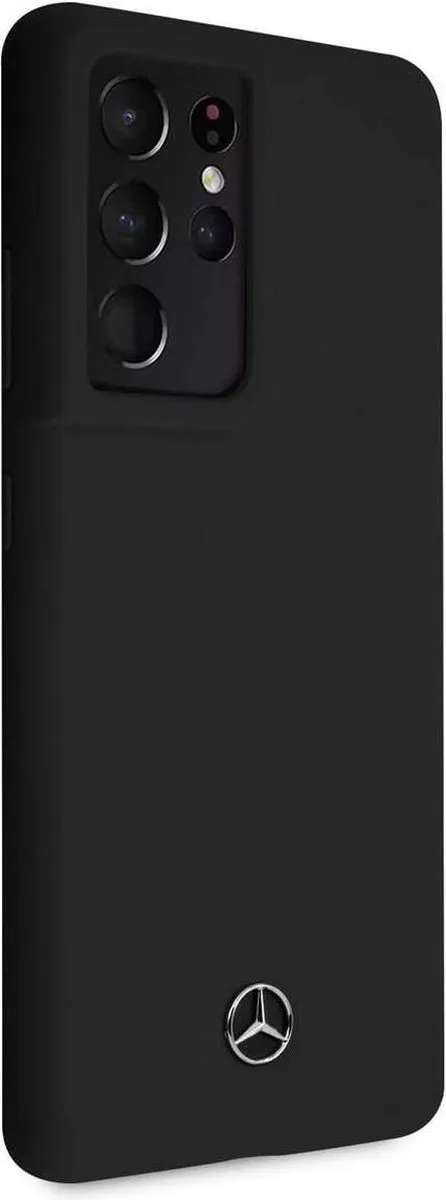 Mercedes-Benz Silicone Back Cover - Samsung Galaxy S21 Ultra - Zwart
