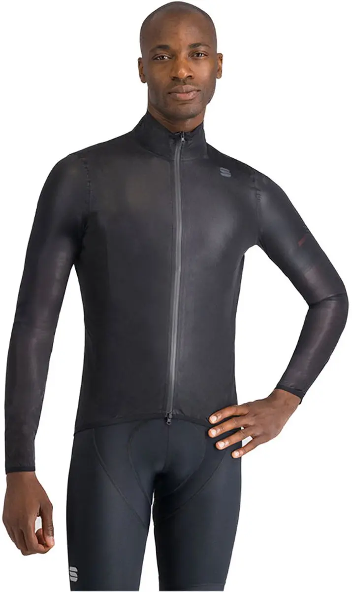 Sportful Aqua Light fietsjas lange mouwen BLACK