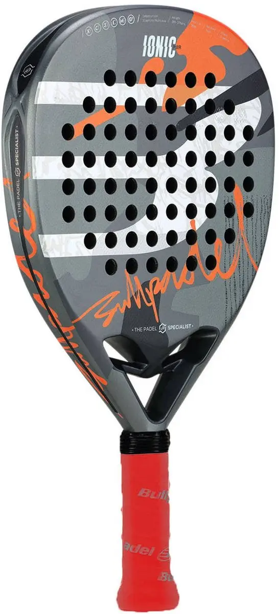 Bullpadel Ionic Power 25 Padelracket - Grijs/Orange