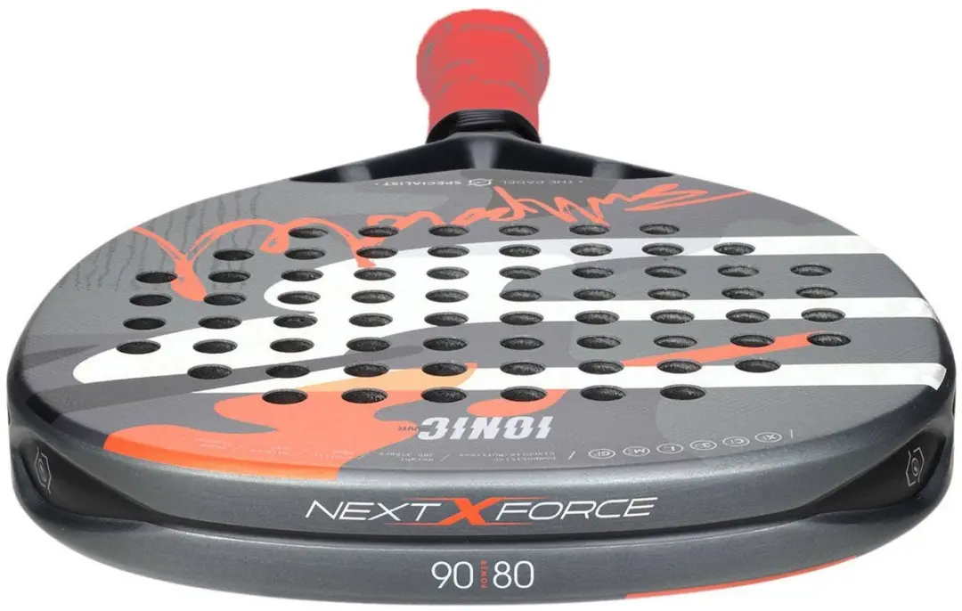 Bullpadel Ionic Power 25 Padelracket - Grijs/Orange