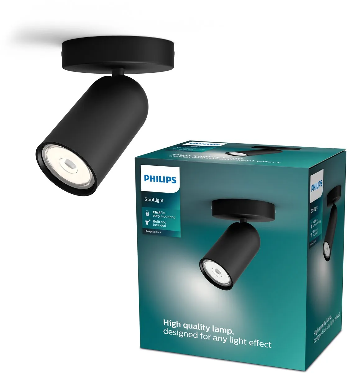 Philips Pongee Opbouwspot 1-lichts