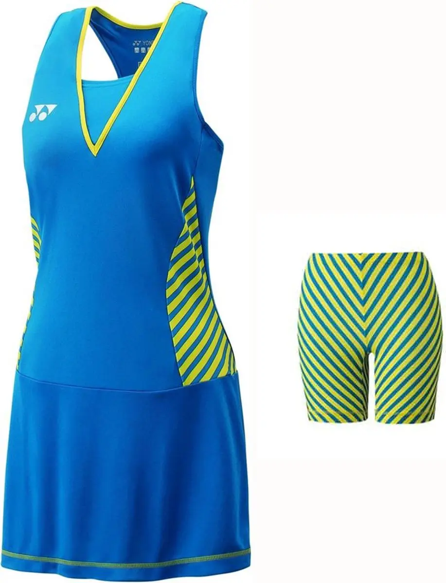 Yonex Tennisjurk Tournament 20423ex Dames Blauw Maat M