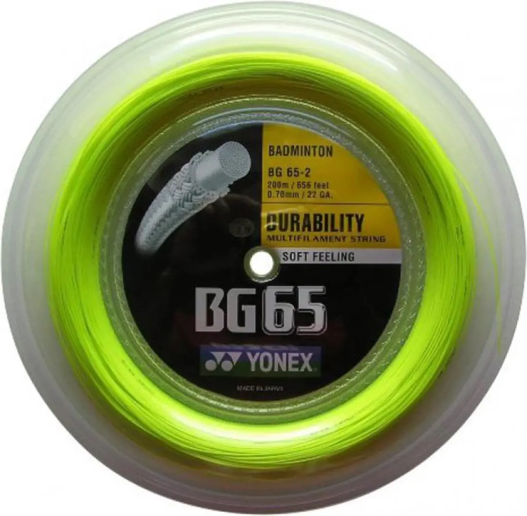 Yonex BG65 Badmintonsnaren 200m