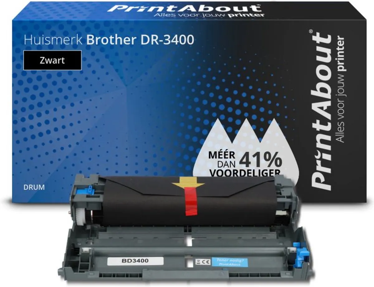 PrintAbout DR-3400-PA Drum - Zwart