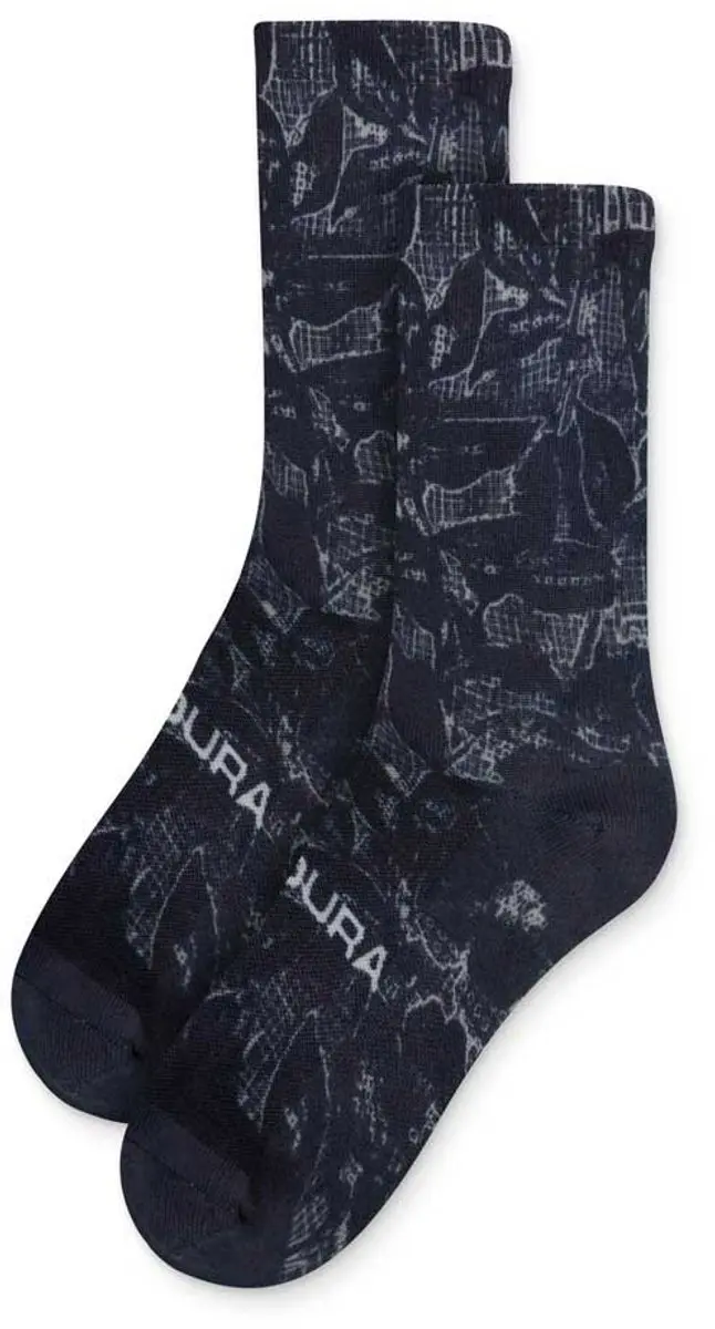 Endura Grid Floral Sock - Zwart - L/XL - afbeelding 3 van 6
