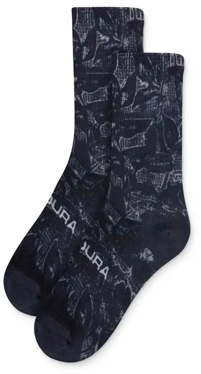 Endura Grid Floral Sock - Zwart - L/XL - afbeelding 5 van 6