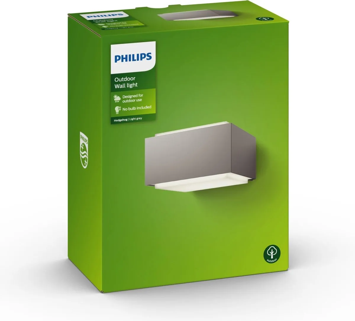 Philips LED Hedgehog Wandlamp 42W - Grijs