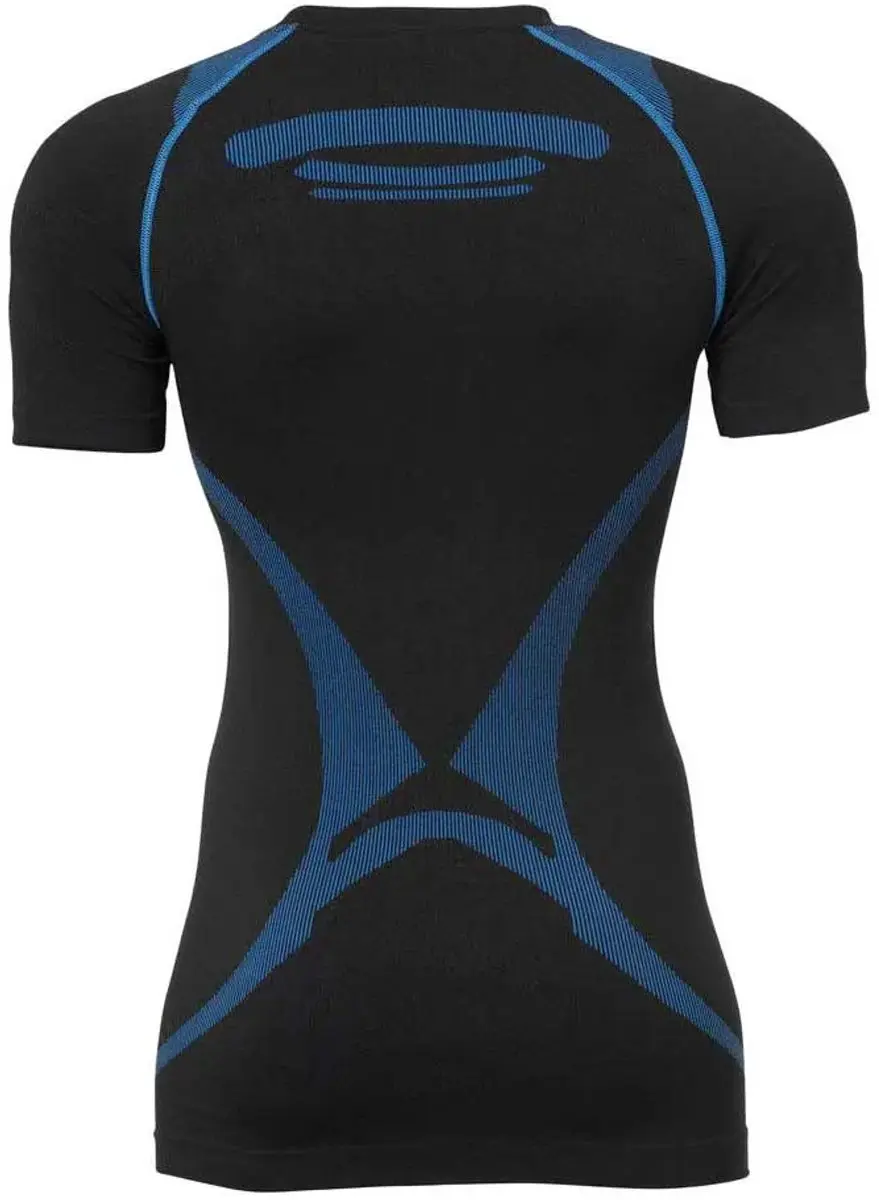 Kempa Attitude Pro Shirt Dames M/L - Zwart/Lichtblauw - afbeelding 2 van 6