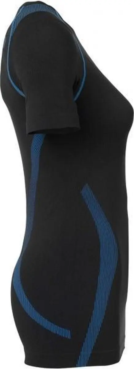 Kempa Attitude Pro Shirt Dames M/L - Zwart/Lichtblauw - afbeelding 5 van 6