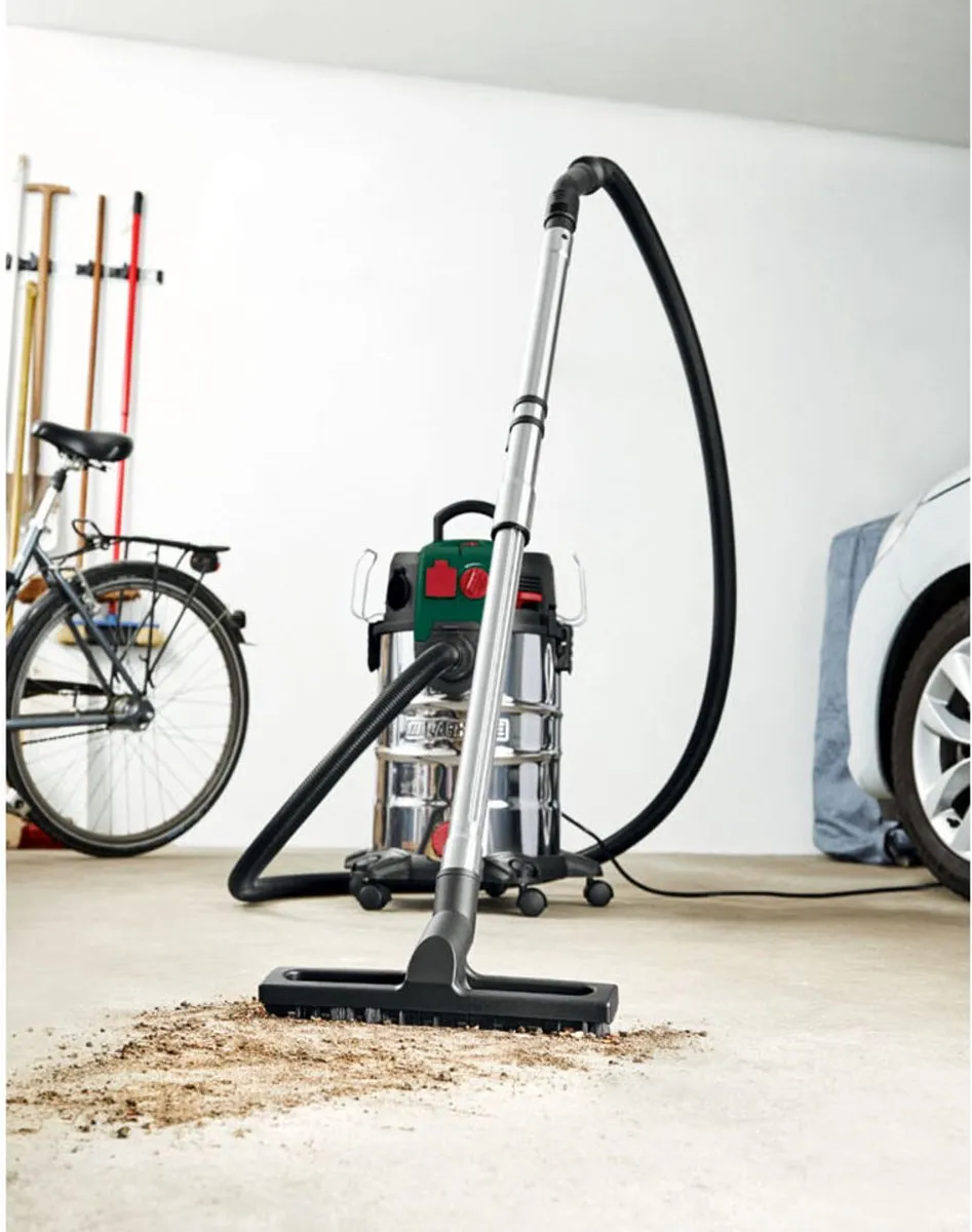 Parkside PWD 30 B1 Stofzuiger 1500W - 30L - Nat & Droog - Chroom - afbeelding 6 van 6
