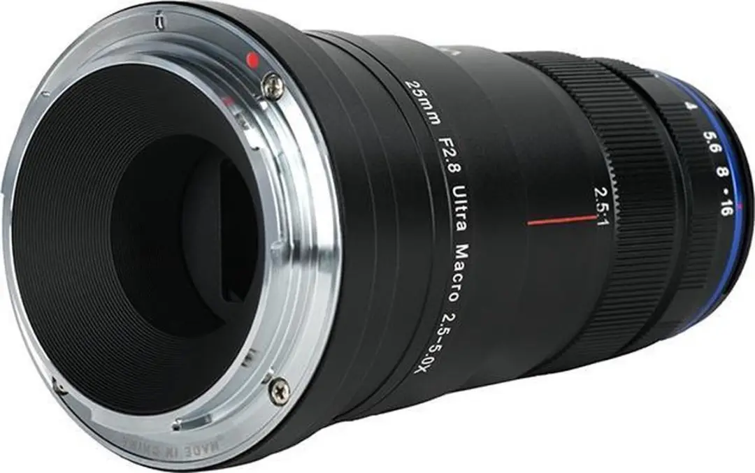 LAOWA Venus 25mm f/2.8 2.5-5X Ultra-Macro Lens - Pentax K - Zwart