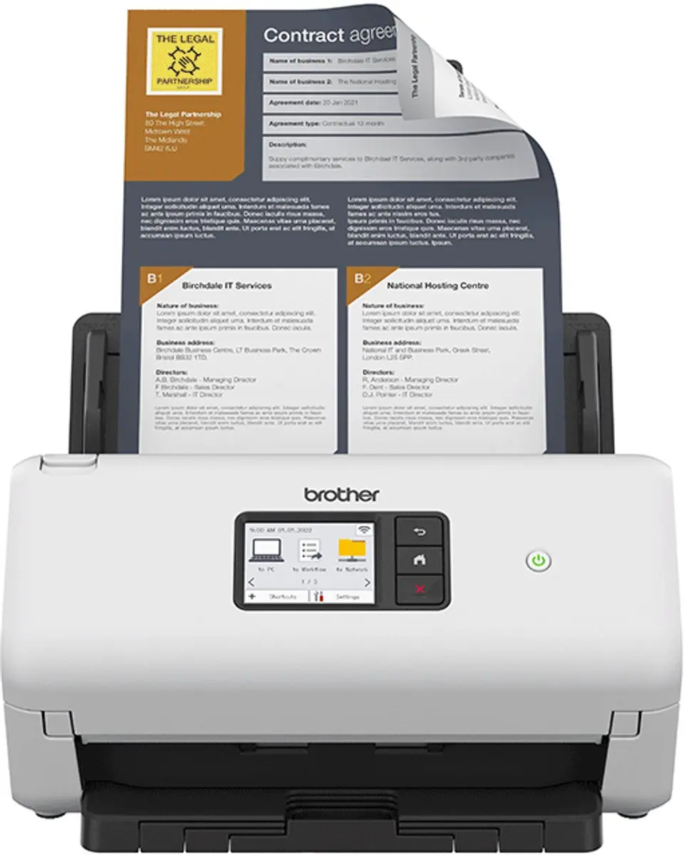 Brother ADS4550WUN1 Invoerlade