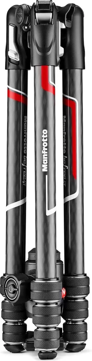 Manfrotto Befree Advanced GT MKBFRTC4GT-BH Koolstof Statiefset - 4 Secties - Wit