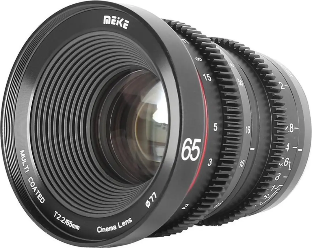 Meike 65mm T2.2 SLR Bioscooplens Zwart