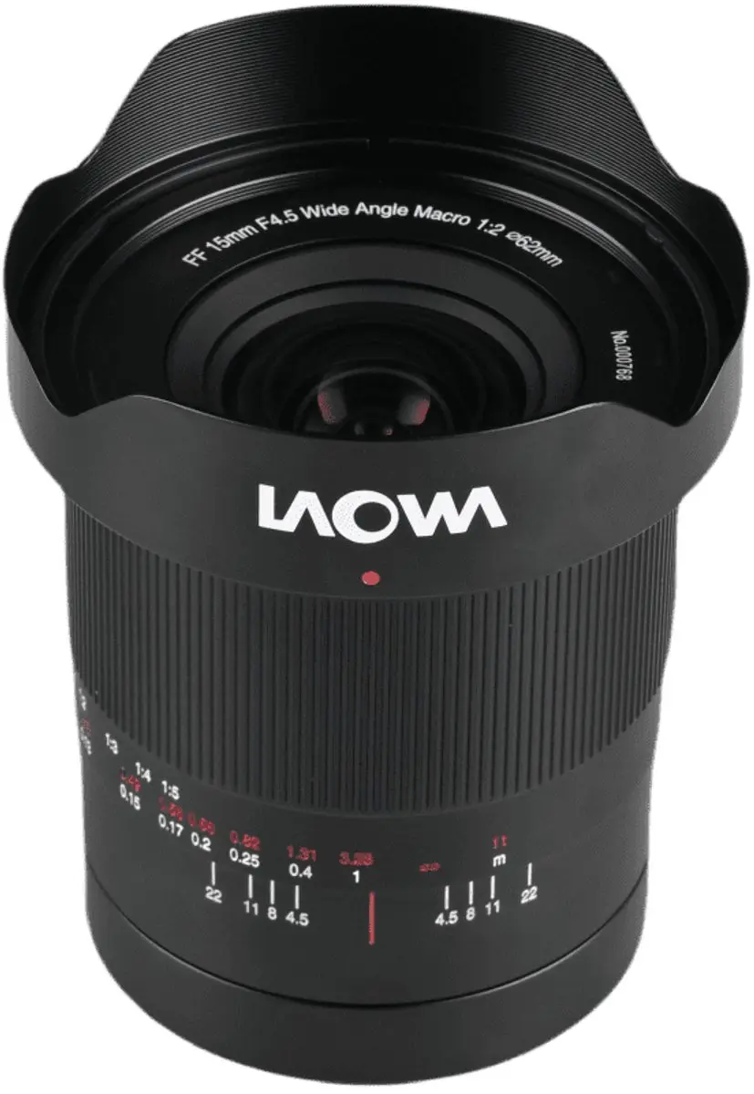 Laowa 15mm f/4.5 0.5X Wide Angle Macro - VEN1545L - Zwart - afbeelding 5 van 6