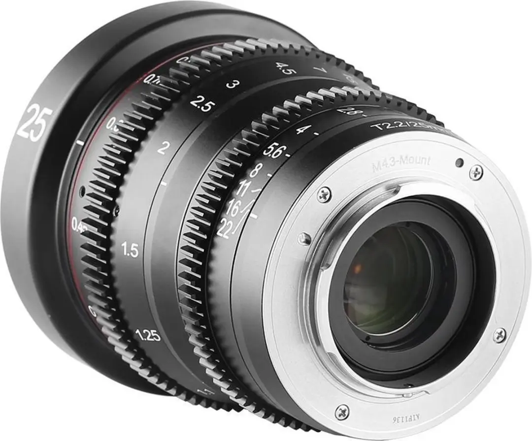 Meike 25mm T2.2 MILC Lens - Sony APS-C - 77mm
