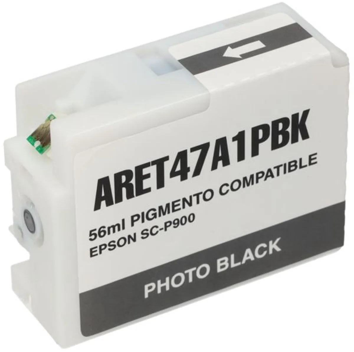 PrintAbout T47A1 Inktcartridge Foto-zwart - 50ml - Epson