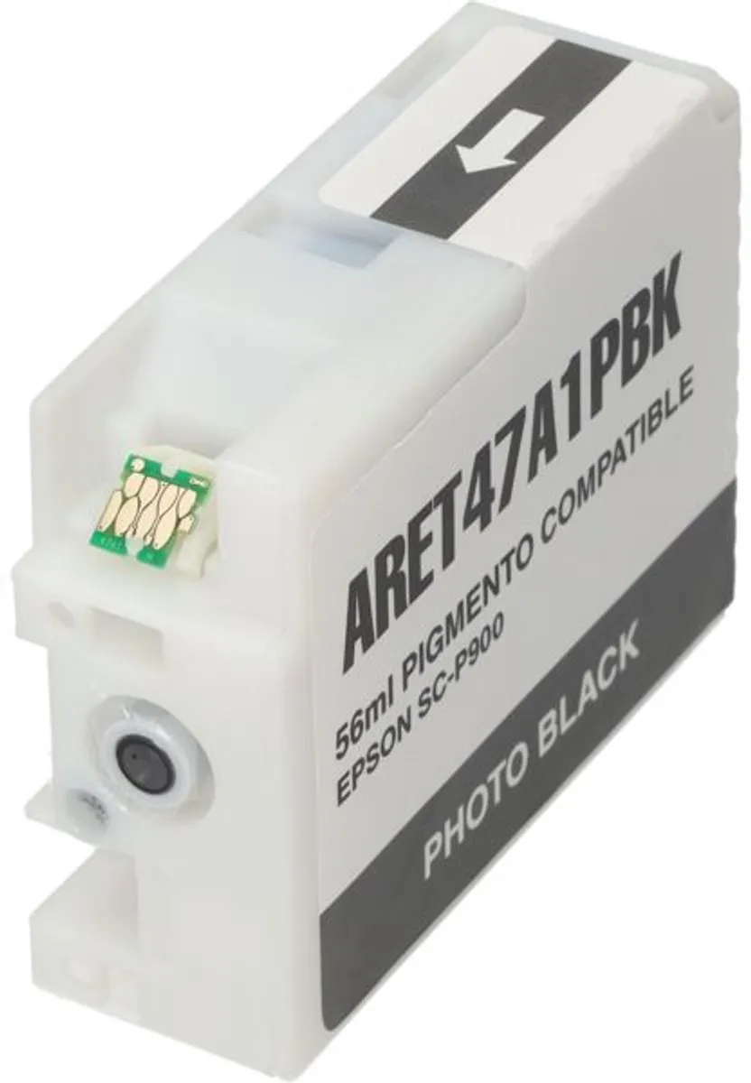 PrintAbout T47A1 Inktcartridge Foto-zwart - 50ml - Epson